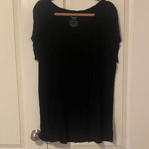 Faded Glory Black Short Sleeve Top